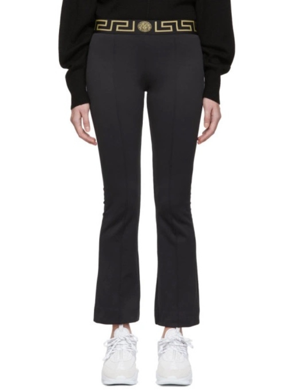 Versace Black Greek Key Medusa signature Lounge Pants